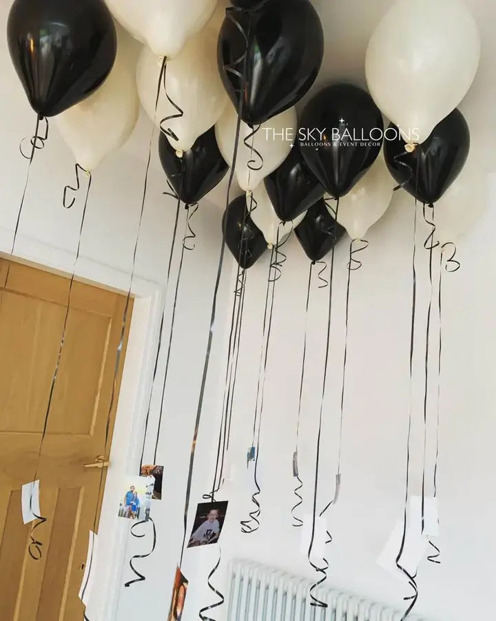 letter and number balloons