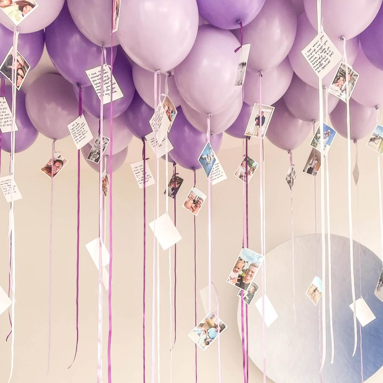 Helium Balloons With Printed Photographs