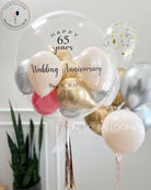 Happy anniversary balloons bouquet 