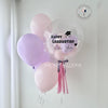 Celebrate your achievement with a purple graduation balloon, adorned with a tassel. Happy graduation!