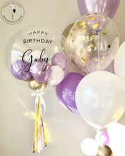 Lilac balloons bouquet