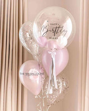 Pink Customized Balloon Bouquet