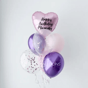 Lavender Balloons Bouquet