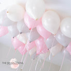 Macaron Pink Helium Ceiling Balloons